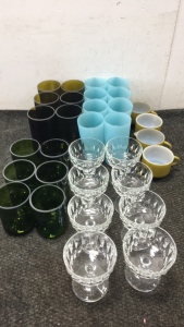 Antique and Kitchen Glass Cups