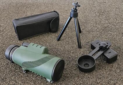 Small Spotting Scope with Phone Attachment