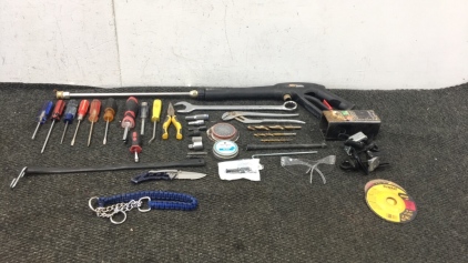 Screwdrivers, Power Hose, Knife & More