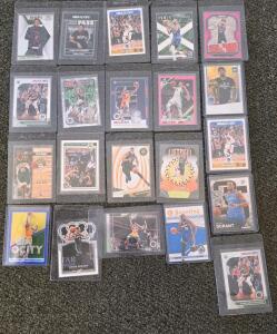 Giannis Antetokounmpo & Kevin Durant Basketball Card Lot - NBA Hoops, Donruss, Inserts, 20 Cards