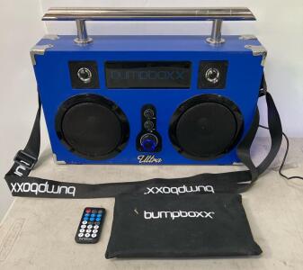 Bumpboxx Ultra Portable Bluetooth Boombox Speaker, 140W Output, 12-Hour Battery Life