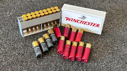 Winchester 7.62x54R 180gr Soft Point Ammo (18) in Box + Mixed 12 Gauge Shotgun Shells (13)