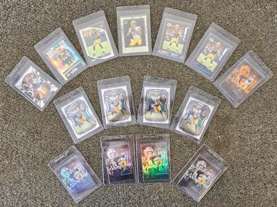Jordan Love 2020 Rookie Card Lot (15 Cards) Prizm, Select, Donruss, Packers Parallels Inserts