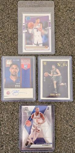 2013-2021 NBA Rookie Card Lot: Peyton Siva Auto/Patch, Raul Neto #/99, RJ Barrett, Haliburton