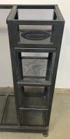 Suncast Metal Mesh Golf Bag & Accessories Storage Rack, 4 Shelves, 150 lb Capacity - 2