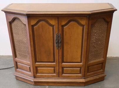 Sears Silvertone 7071 Stereo Console With AM/FM Radio And Record Changer