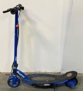 Razor Power Core E95 Electric Scooter, 10 mph Max, 85W Motor, 120 lb Capacity, Blue
