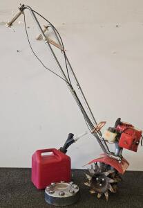 Mantis 7222M Gas-Powered Tiller/Cultivator, 2-Stroke Engine, 9" Tilling Width, 10" Depth
