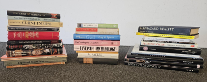 ~27 Book Lot: Art, History, Science, Fiction, Hollow Secret Compartment Book, Mixed Formats