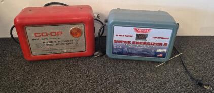 Parmak Super Energizer 5 Low Impedance 50 Mile Fence Charger & CO-OP 6609 Electric Controller, (Please Inspect in Person)