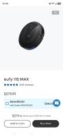 Eufy RoboVac 11S Robotic Vacuum Cleaner with Remote Control and Charging Base Tested and functioning - 2