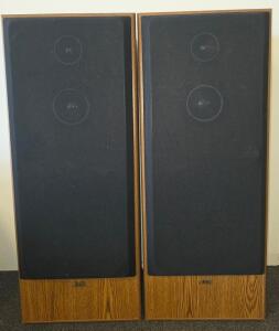 JVC SK-500II Vintage Floor-Standing Stereo Speakers Pair