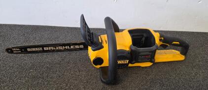 DEWALT 60V FLEXVOLT Brushless Cordless Chainsaw, Tool-Only, Cannot properly test for Functioning