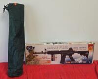 Colt M4-A1 R.I.S. Airsoft Rifle, 328 FPS, Spring Power, Dual Mag, Adjustable Stock, Box & Bag