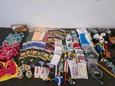 Wholesale Mixed Lot &ndash; Party Supplies, Phone Cases, Pet Collars, Bras, Hoses, 60+ Items