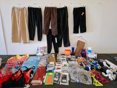 Large Mixed Lot of General Merchandise &ndash; Clothing, Accessories, and Household Items