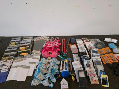 Bulk Lot: Party Table Covers, SPRITZ Tissue Paper, Pet Collars, Phone Cases, Mixed Accessories