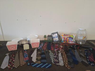 Bulk Lot of 26 Assorted Men&rsquo;s Neckties &ndash; Geometric, Paisley, Floral & Striped Patterns