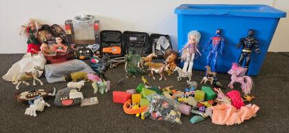 Mixed Lot of Assorted Toys &ndash; Bratz, Barbie, Marvel Figures, Drones, and More