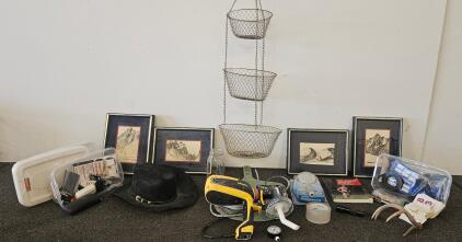 Wagner Paint Sprayer (tested, works), New Shower Head, Framed Artwork, and More