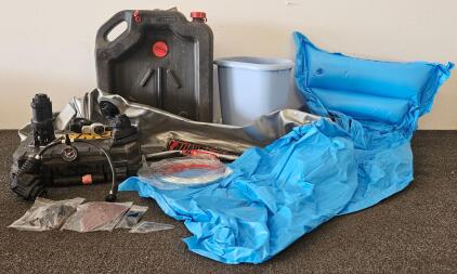 Launch Pad Portable Wake Ballast Bag Kit w/ Fittings, Jerry Can, Patch Kit, Hose, 750 lbs Capacity