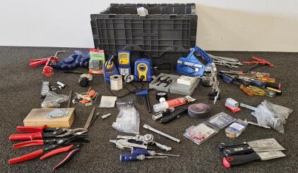Hakko FX-888D Soldering Station (tested, works), 50+ Hand & Electronic Tools, Craftsman/Kobalt, Storage Tote