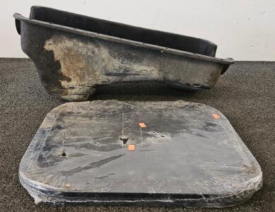 Ford 181L-6751 Oil Pan with Drain Plate, Fits 1948-1960s F-Series Trucks or Industrial Engines