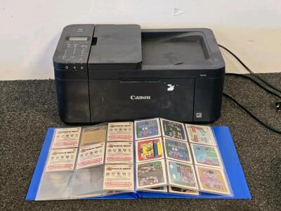 Canon TR4522 All-in-One Wireless Inkjet Printer, Copy, Scan, Fax, Duplex, ADF, 4800x1200 dpi, Collectible Cards