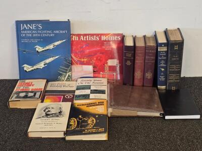 Vintage Military, Masonic & History Book Lot - Jane&rsquo;s Aircraft, Morals & Dogma, Atomic Bomb
