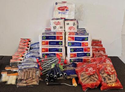 Bulk Lot: Coin Wrappers, Paint Supplies, Paper Goods - Various Brands