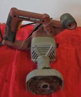 Chicago Electric Toe Kick Saw, 3-3/8" Blade, 6.6A, Fox Racing R3 Chest Protector - 3