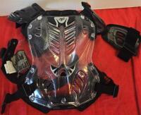 Chicago Electric Toe Kick Saw, 3-3/8" Blade, 6.6A, Fox Racing R3 Chest Protector - 4