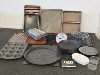 22-Piece USA Pan, Cuisinart & Assorted Bakeware/Cookware Lot&mdash;Trays, Pans, Plates, Racks