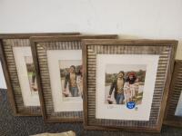 Large Mixed Photo Frame Lot - Mainstays 8x10, 5x7, 4x6 Inch Assorted Styles, Curtains, Farm Sign - 2