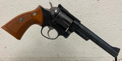 Ruger Security-Six .357 Magnum Revolver, 6-inch Barrel, Blued, Hardwood Grip, SN 158-66694
