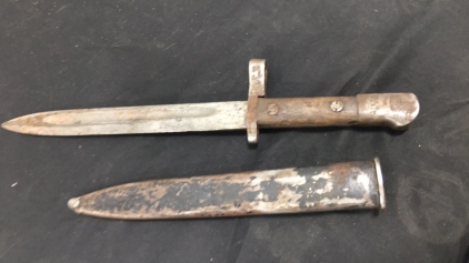 WWII M38 Mauser Bayonet w/ Scabbard
