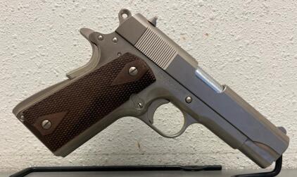 Tisas 1911 A1 U.S. Army .45 ACP Semi-Automatic Pistol, Parkerized Finish, 5" Barrel