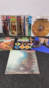 Vinyl Records County Music’s Greatest Hits Including Johnny Cash ‘Walk the Line’, Carl Smith ‘Night Train to Memphis’ and Many More