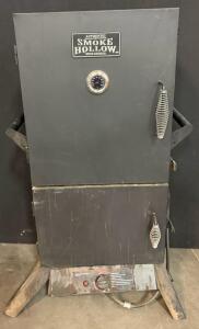 Smoke Hollow Vertical Propane Wood Smoker, 3 Racks, Built-In Thermometer, Push-Button Igniter