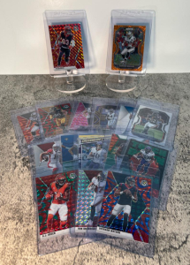NFL Panini Mosaic/Prizm Football Card Lot &ndash; Parallels, Stars &ndash; Bengals, Raiders, Buccaneers