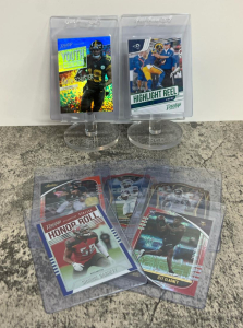 2020 Panini Prestige Football Card Lot &ndash; Serial Numbered Inserts, Rookies, NFL Stars