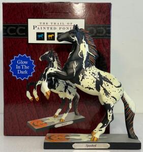 Trail Of Painted Ponies "Spooked" Glow-in-the-Dark Figurine By Jennifer MacNeill-Traylor