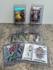 NFL Football Card Lot: Kyler Murray, Drew Brees, Mosaic Inserts, Color Rush, Multiple QBs
