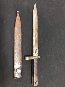 WWII M38 Mauser Bayonet w/ Scabbard