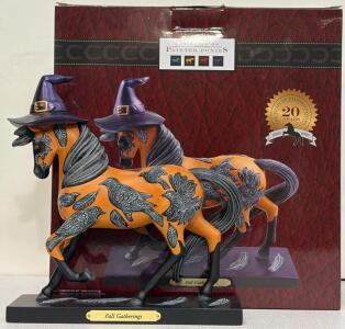 The Trail Of Painted Ponies "Fall Gatherings" Collectible Figurine By Lorna Matsuda