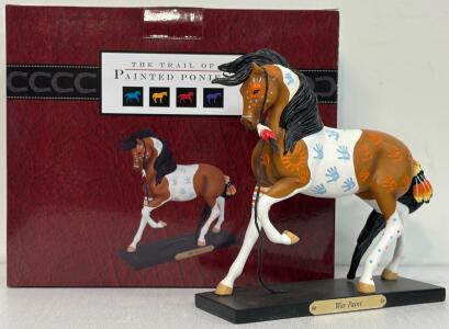 Trail Of Painted Ponies War Paint Figurine, Stone Resin, 1E/0235