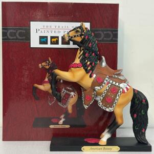 Trail of Painted Ponies American Beauty Collectible Figurine By Karlynn Keyes 1E/0064 Boxed