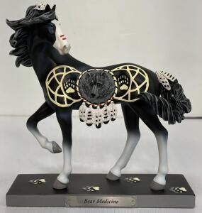 Trail Of Painted Ponies Bear Medicine Figurine By Lorna Matsuda, 2022, 7" Resin, 1E/0914