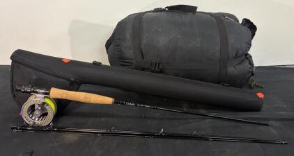 Cabela's RLS+ 9' 5wt 4pc Fly Rod & Reel Combo with Case + Teton Fahrenheit XXL Bag