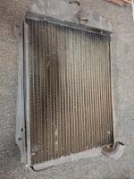 Classic Car Parts Lot: Radiator, Sliding Rear Window, Trim Rings, Firestik CB Antenna - 2